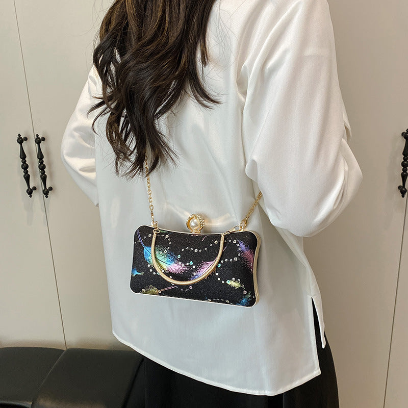 Glittery Evening Clutch Bag Kalsten