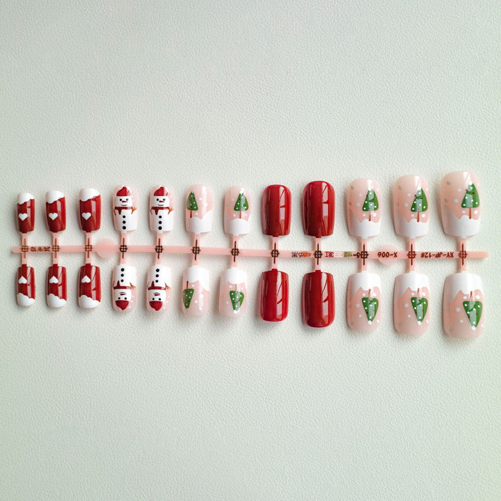 Creative Holiday-Themed Nail Art