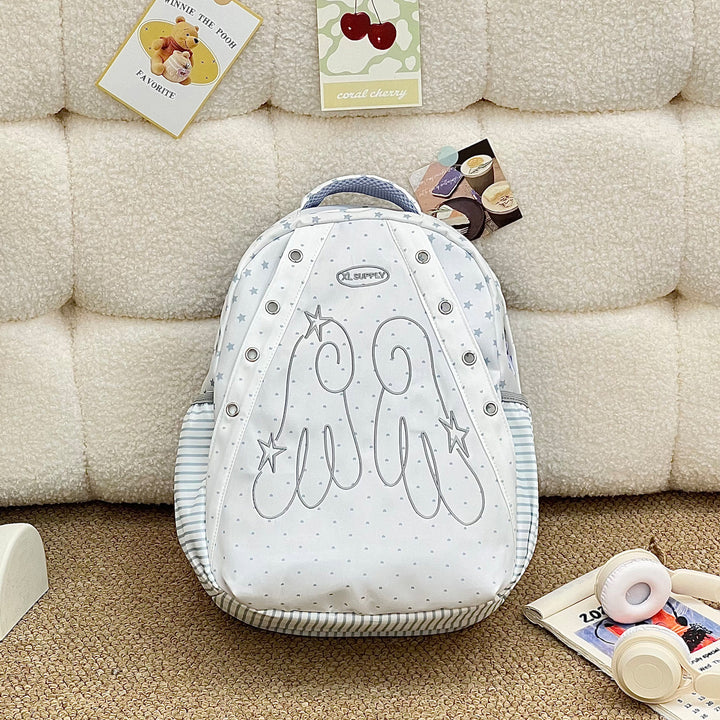 Playful Graphic Print Backpack Kalsten