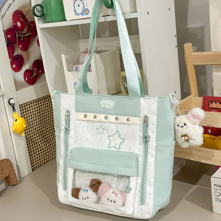 Transparent Pocket Backpack Kalsten