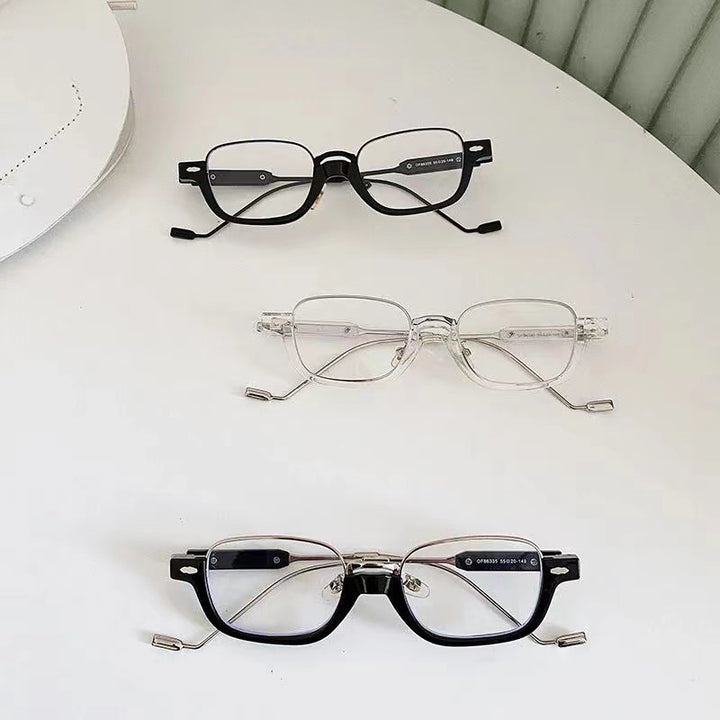Fashionable Rectangular Glasses Kalsten