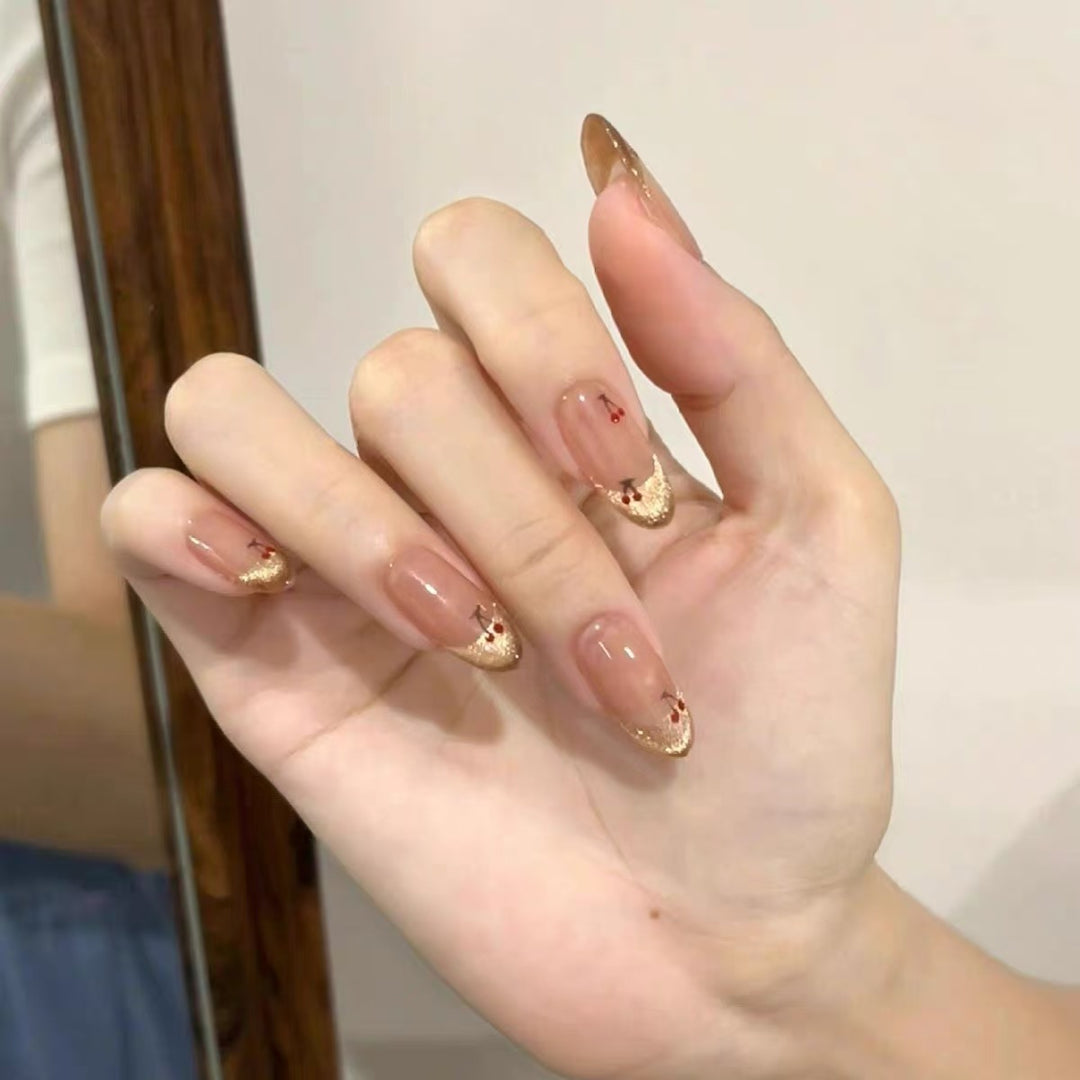 Decorative Gem-Embellished Nail Tips