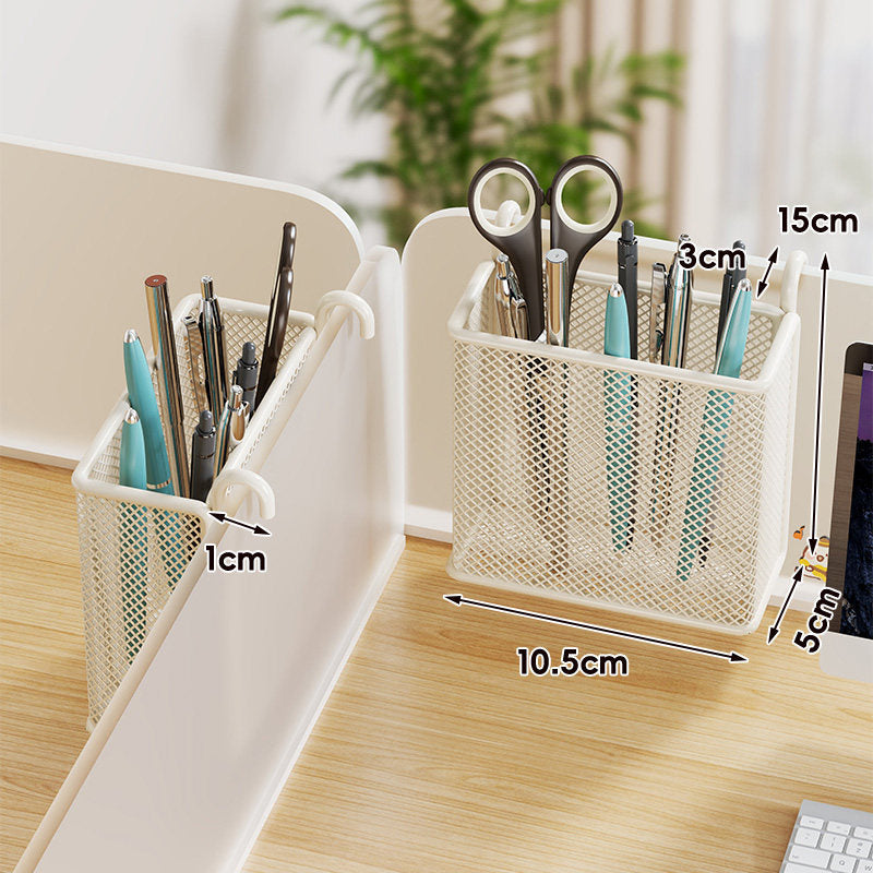 Hanging Mesh Desk Pen and Stationery Caddy Organizer
