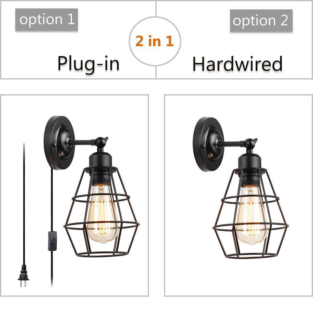 Industrial Cage Wall Sconce
