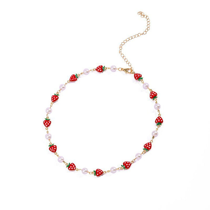 Strawberry Charm Necklace Kalsten