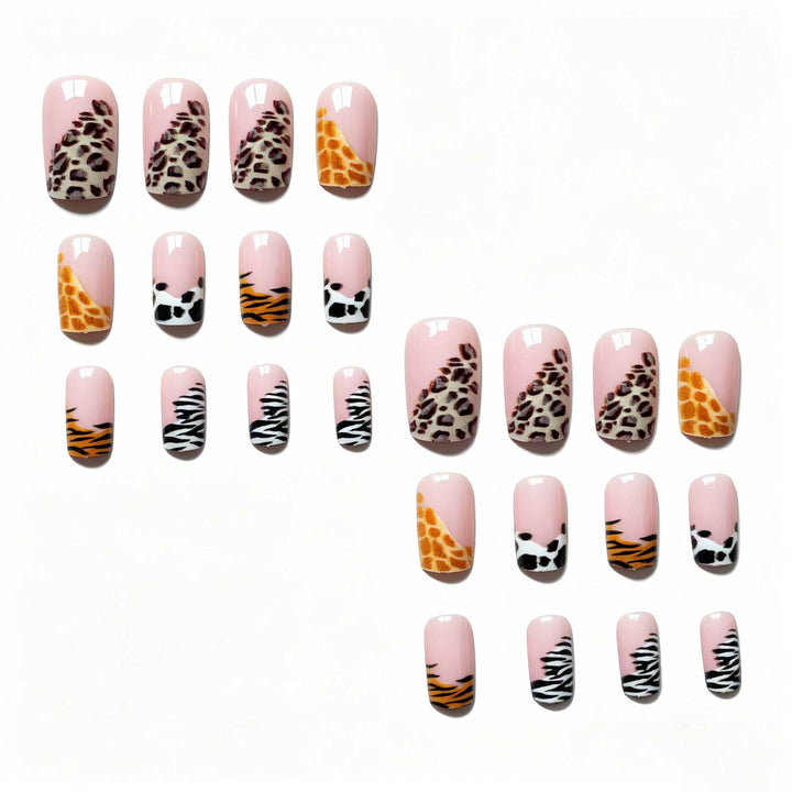 Artistic Animal Print Nail Art Set