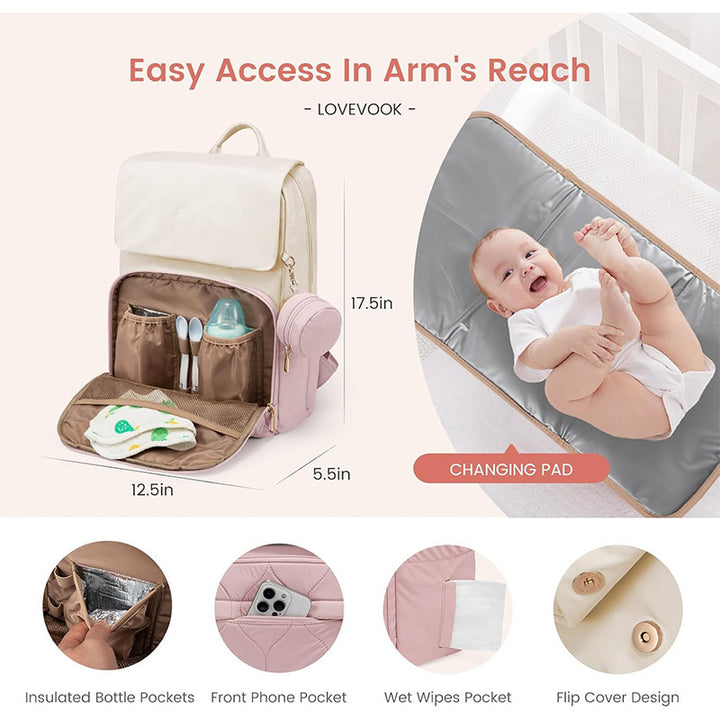 Fashionable backpack with versatile interior layout and ergonomic carrying straps Kalsten