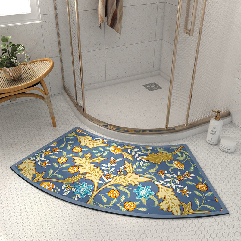 Artistic Floral Shower Mat