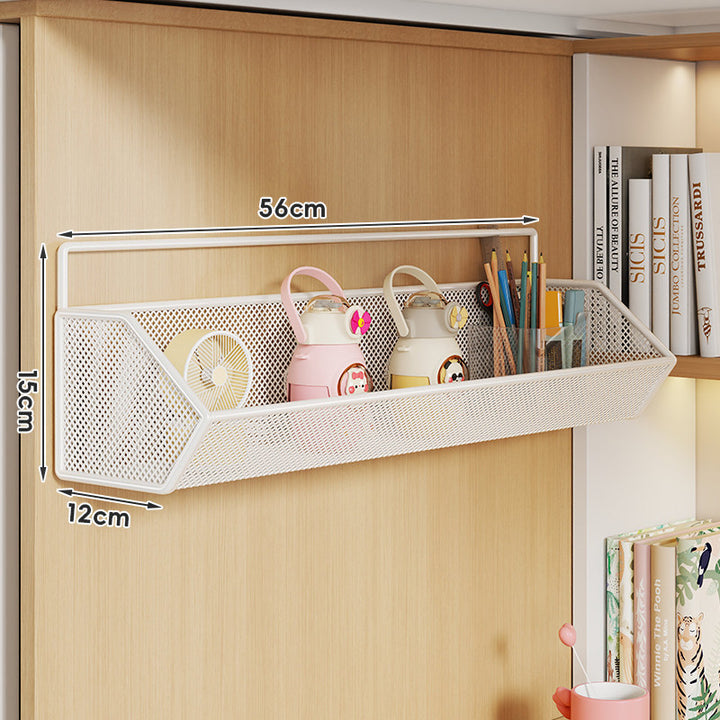 Clip-On Mesh Cabinet Edge Storage Basket Organizer