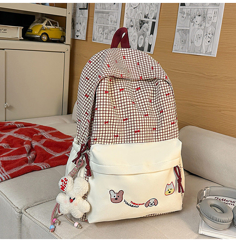 Cute Bow-Embellished Backpack Kalsten