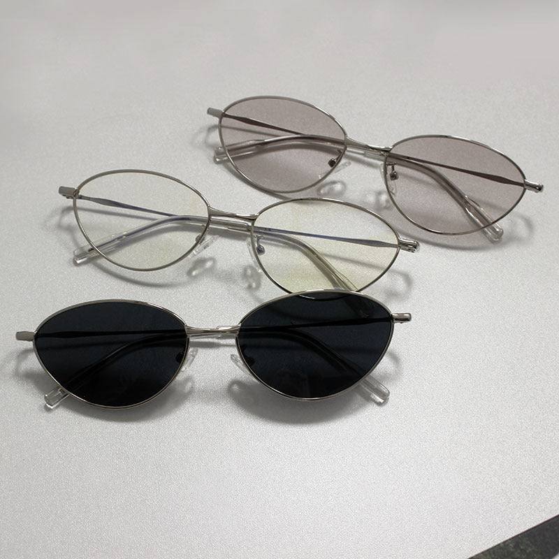 Fashionable Rectangular Glasses with Fine Metal Frame Kalsten