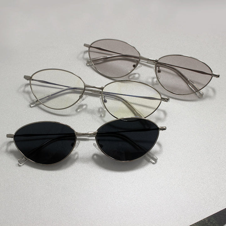 Fashionable Rectangular Glasses with Fine Metal Frame Kalsten