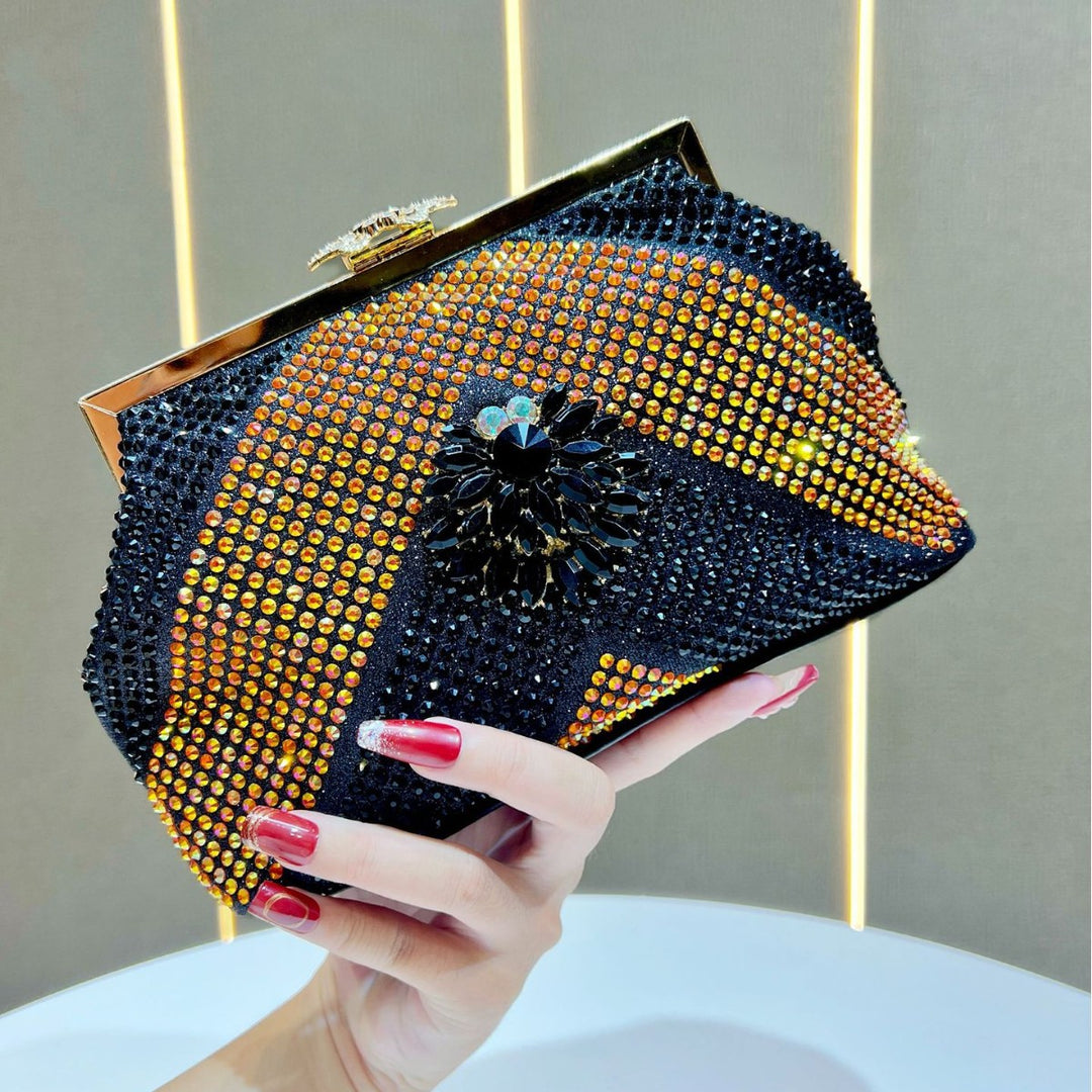 Dazzling Rhinestone Evening Clutch