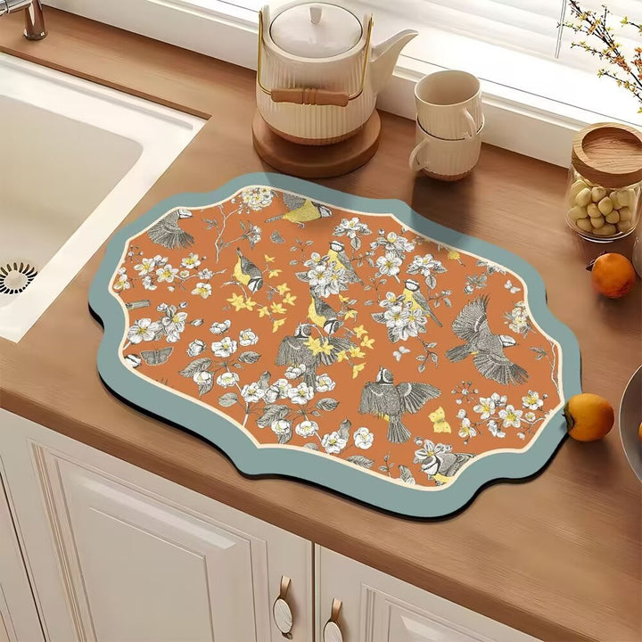 Elegant Decorative Kitchen Mat Kalsten