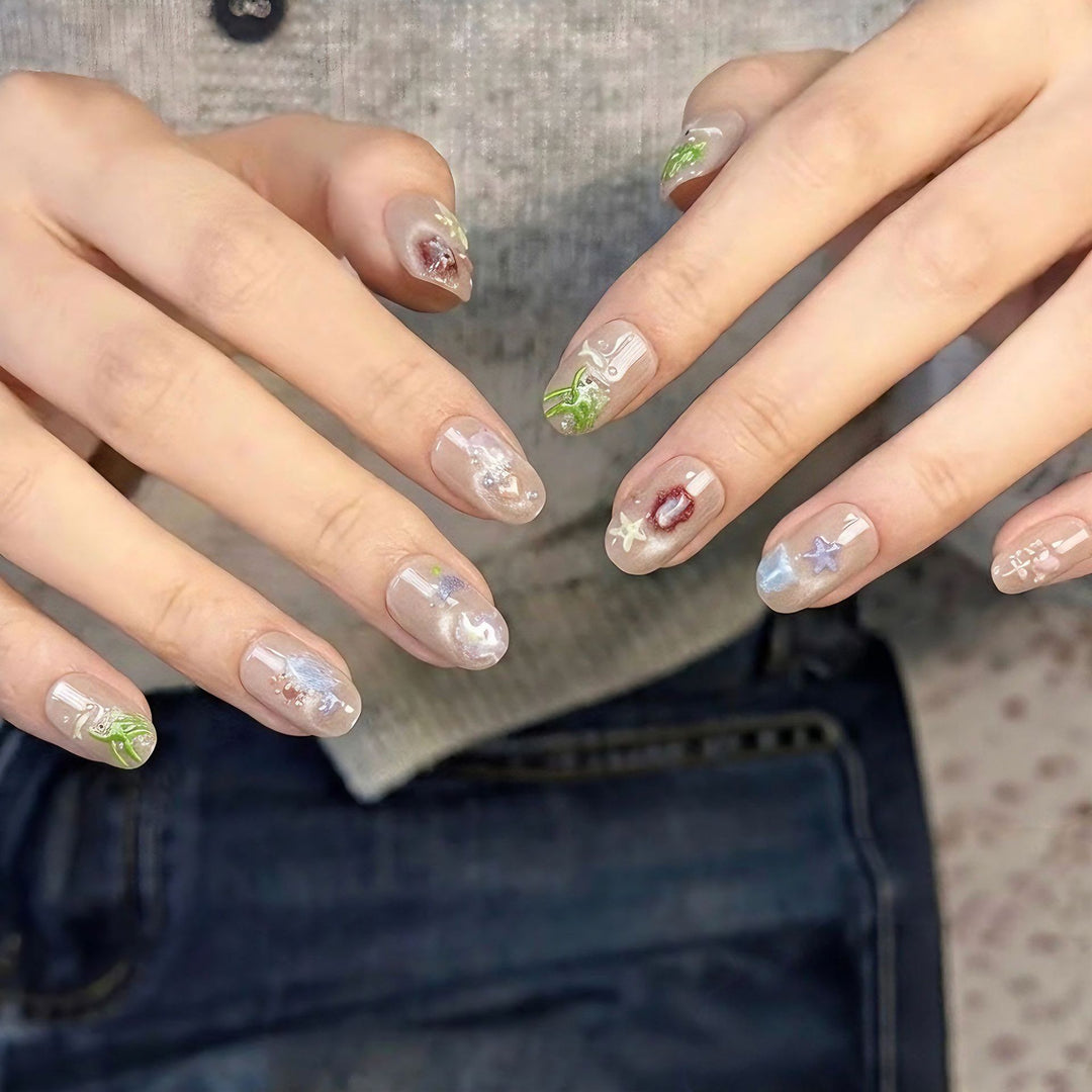 Artistic Nail Art Press-On Set