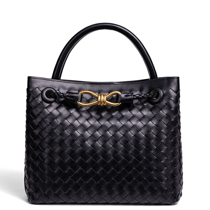 Woven Leather Tote Bag Kalsten