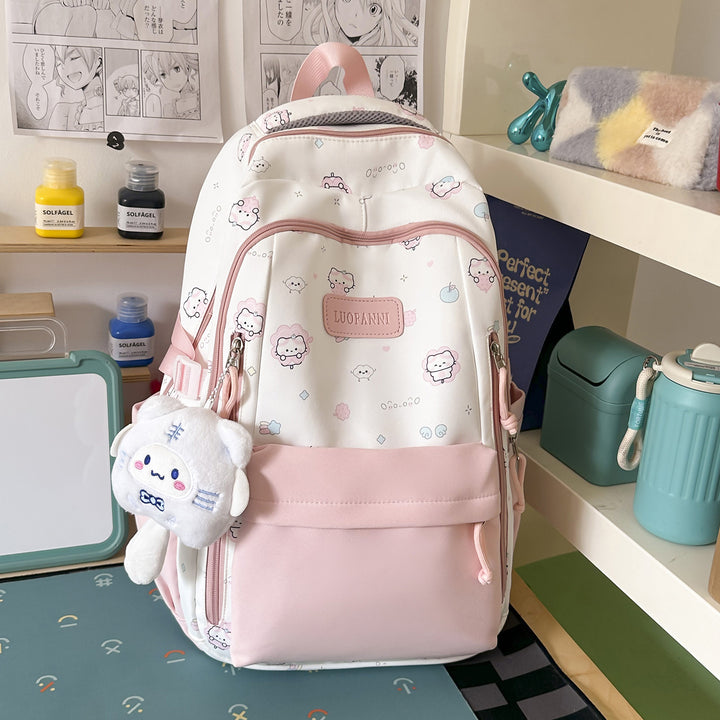 Cute Illustrated Character Backpack Kalsten