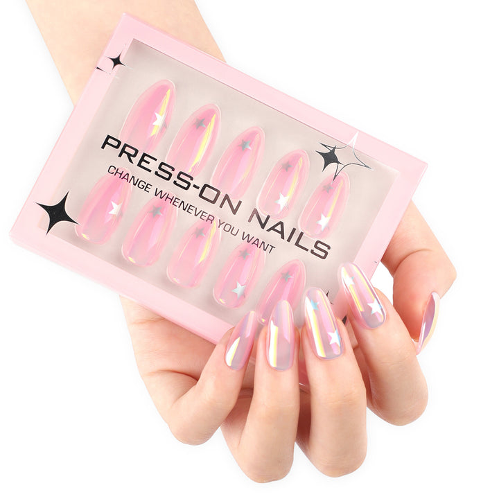 Artificial application nails with shimmering finish Kalsten