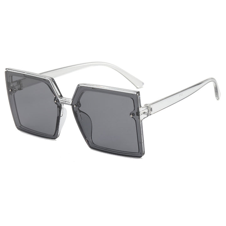 Women's stylish oversized sunglasses with geometric design Kalsten