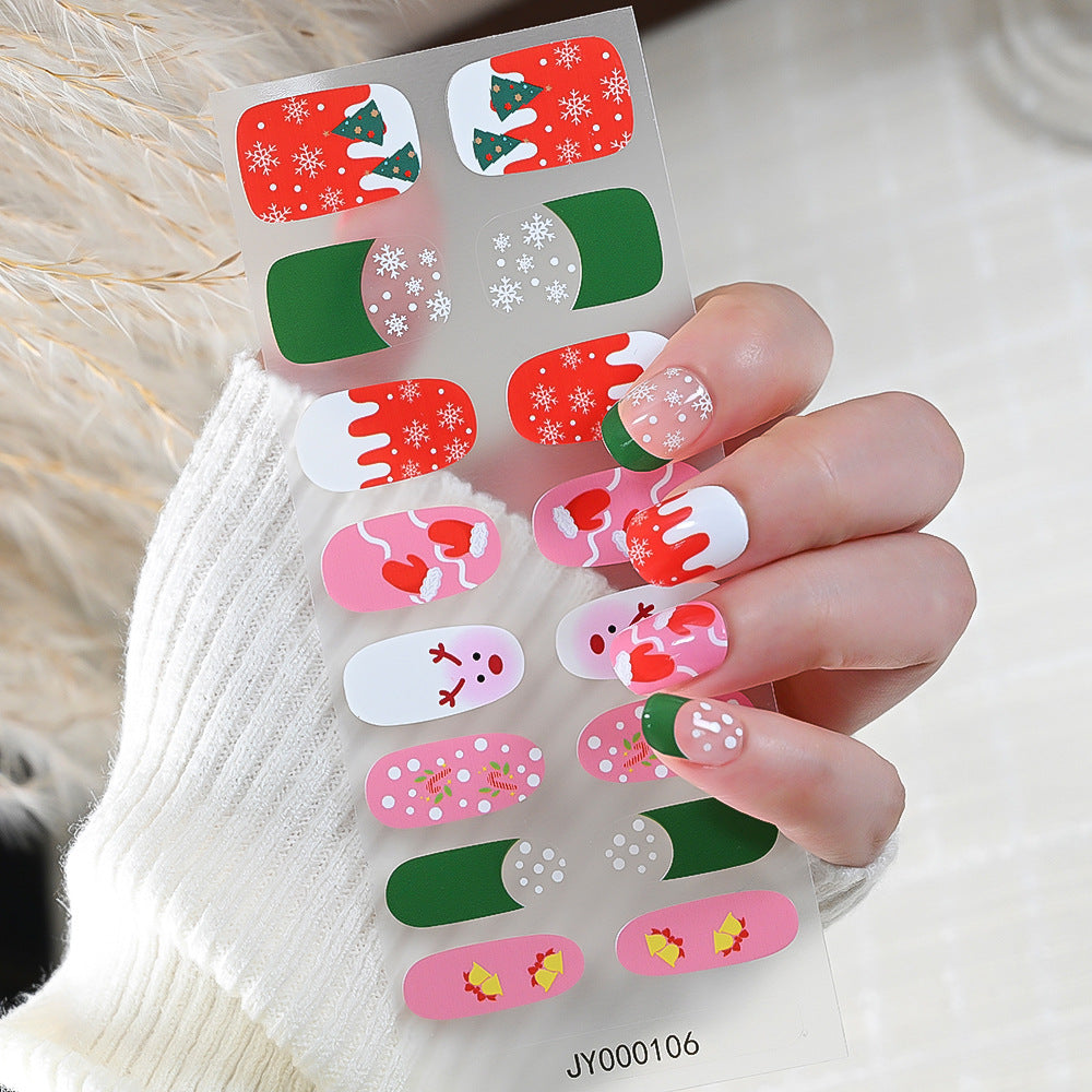 Holiday-Themed Nail Art Stickers