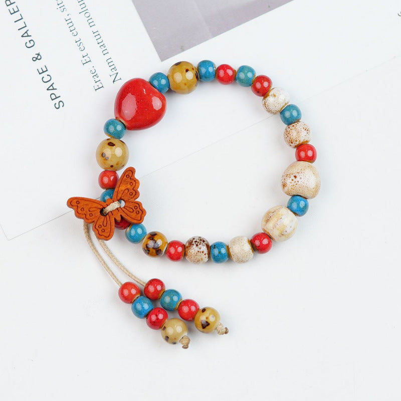 Heart-Shaped Beaded Bracelet Kalsten