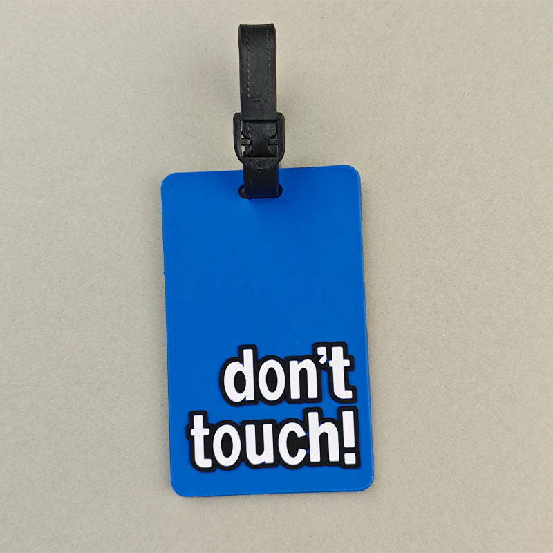 Unisex Luggage Tag with Eye-Catching Warning Message Kalsten