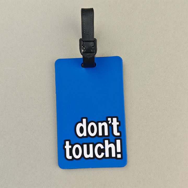 Unisex Luggage Tag with Eye-Catching Warning Message Kalsten
