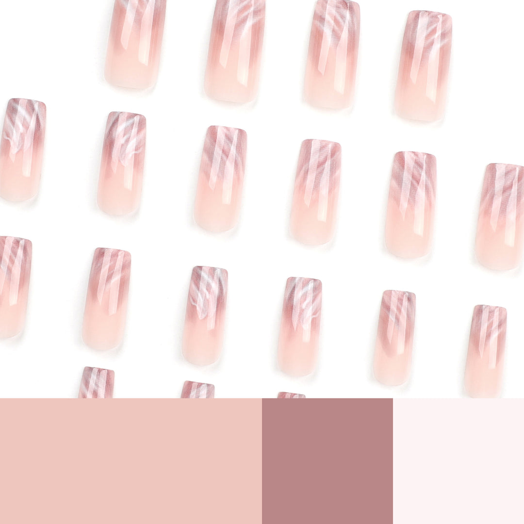 Artistic Acrylic Nails with Elegant Shine Kalsten