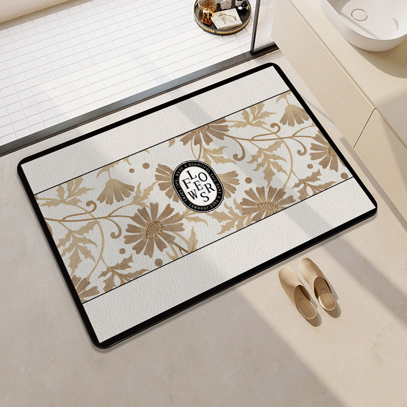 Citrus-Themed Comfort Bath Mat Kalsten