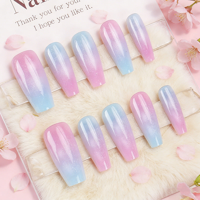 Ombre Effect Press-On Nail Set Kalsten