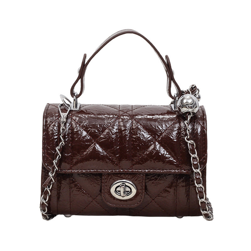 Quilted Faux Leather Crossbody Bag Kalsten