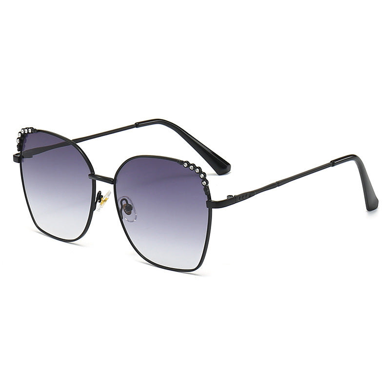 Elegant Square Sunglasses with Sparkling Accents Kalsten