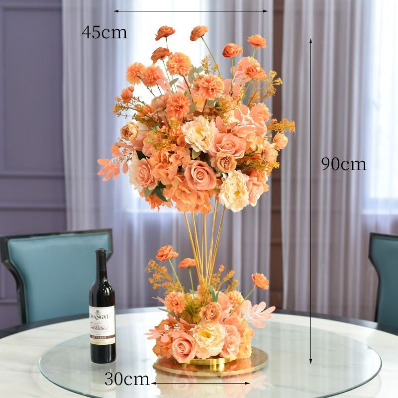 Elegant Floral Centerpiece Sculpture