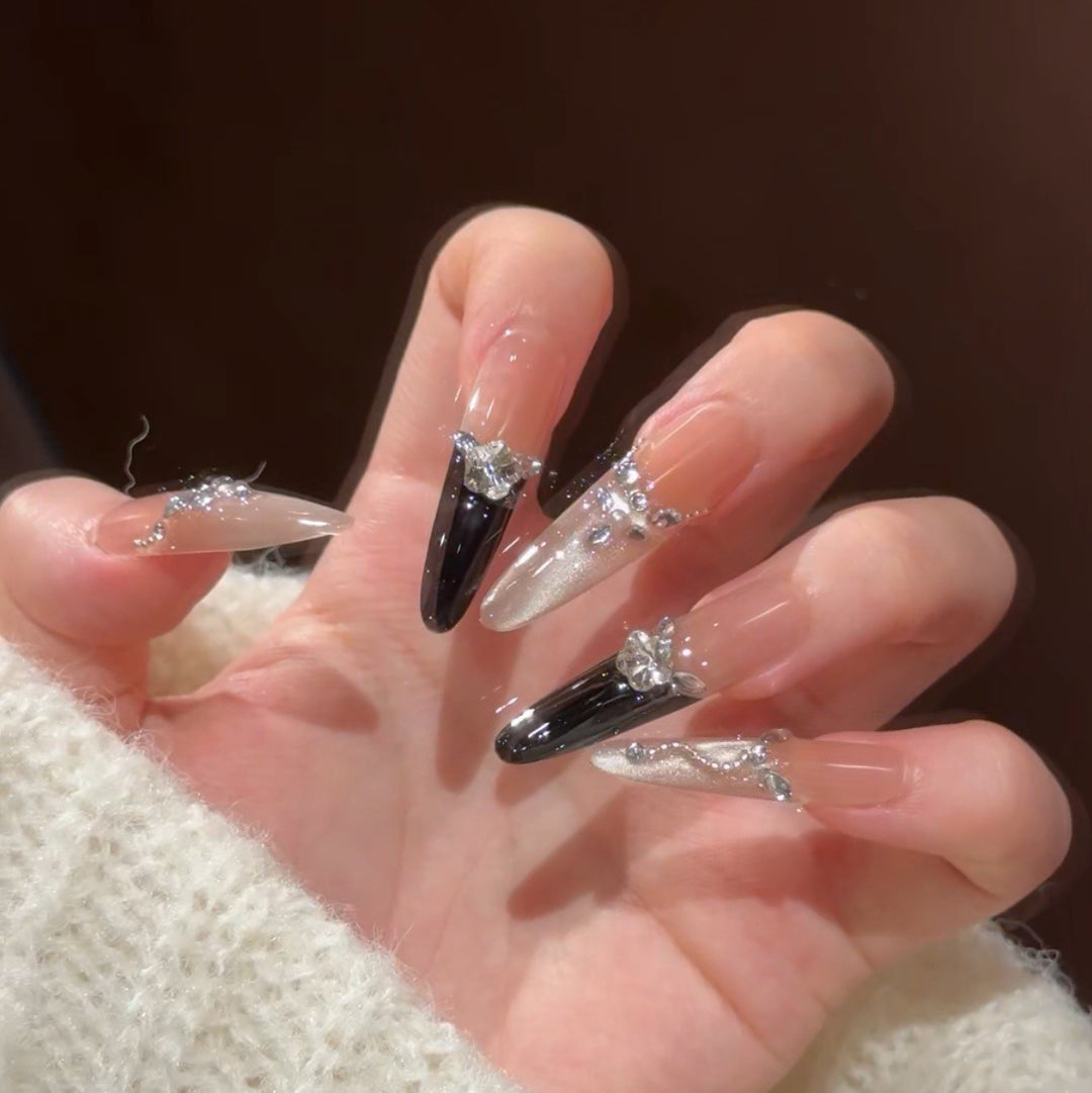 Trendy Acrylic Press-On Nail Extensions Kalsten