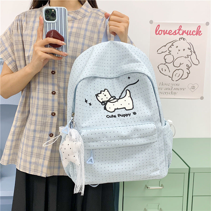 Cute Puppy-Themed School Backpack Kalsten