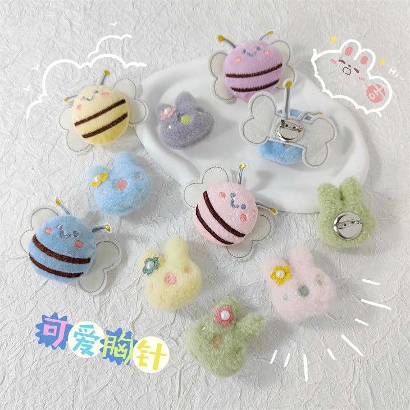 Cute Plush Bee Brooch Kalsten