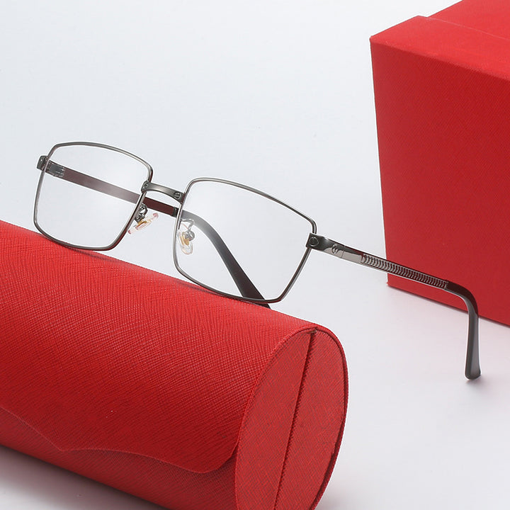 Women's fashionable square sunglasses with elegant metal frame Kalsten