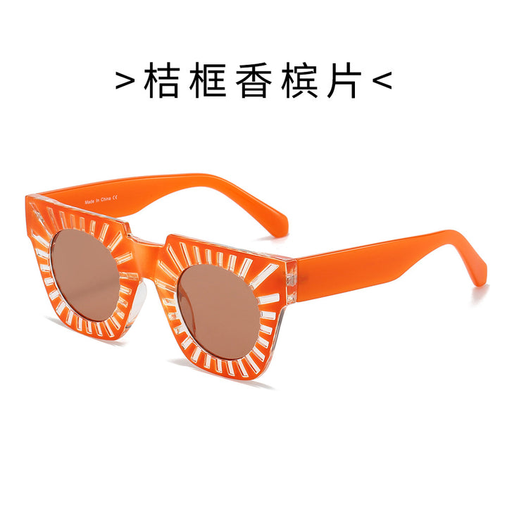 Ladies Fashion Sunglasses with Creative Geometric Frame Kalsten