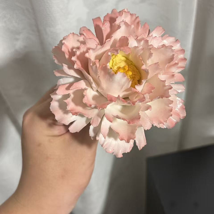 Lifelike Decorative Peony Flower