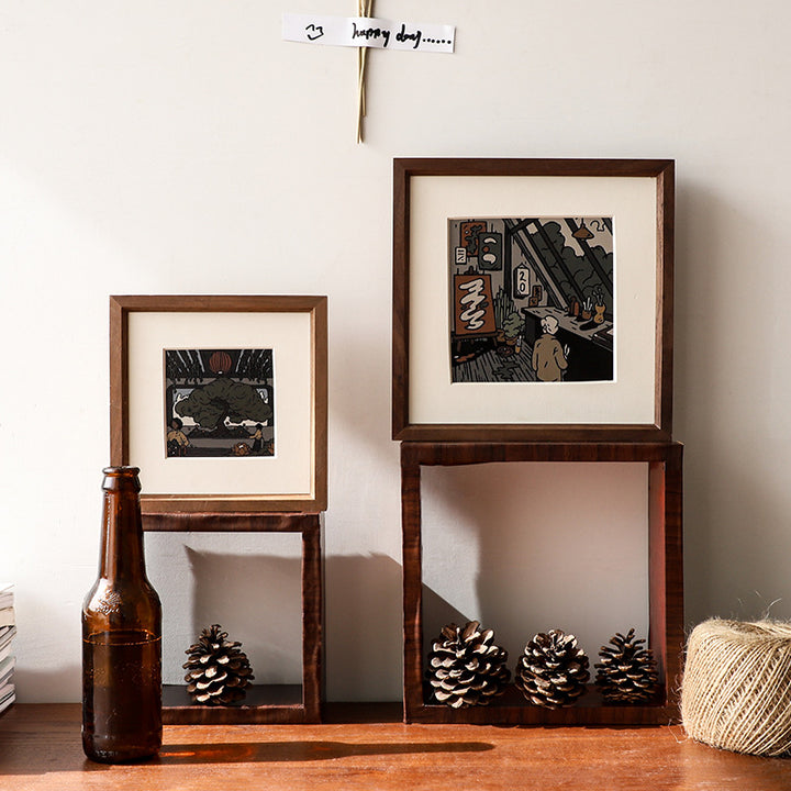 Contemporary Framed Art Piece
