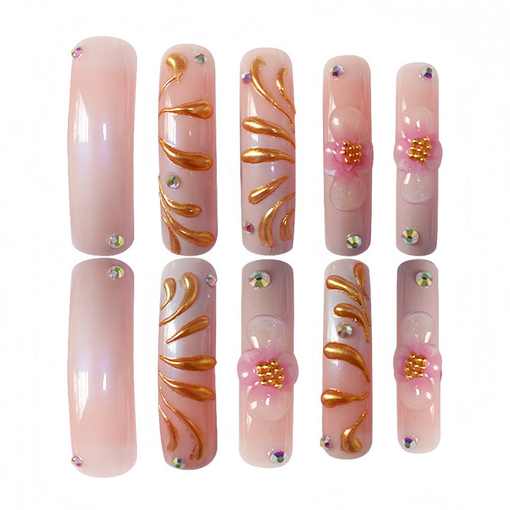 Artistic 3D Nail Art Extensions Kalsten