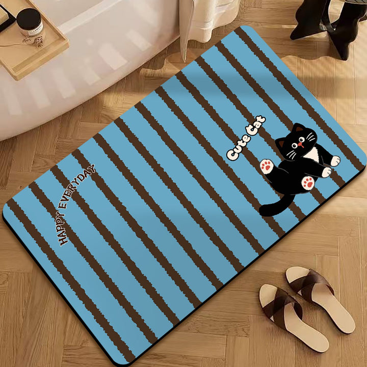 Cartoon-Themed Decorative Door Mat