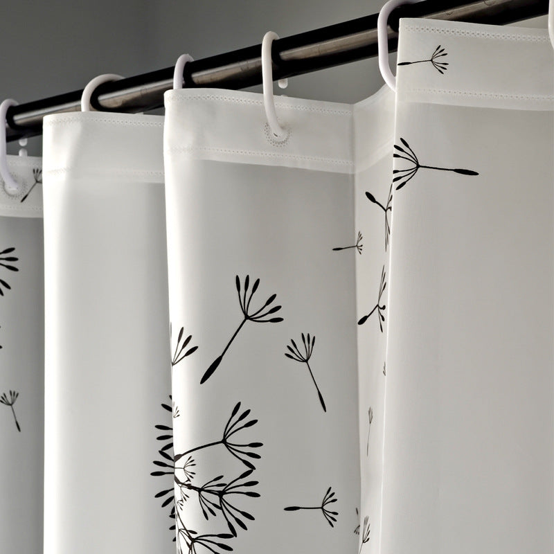 Dandelion Print Shower Curtain Kalsten