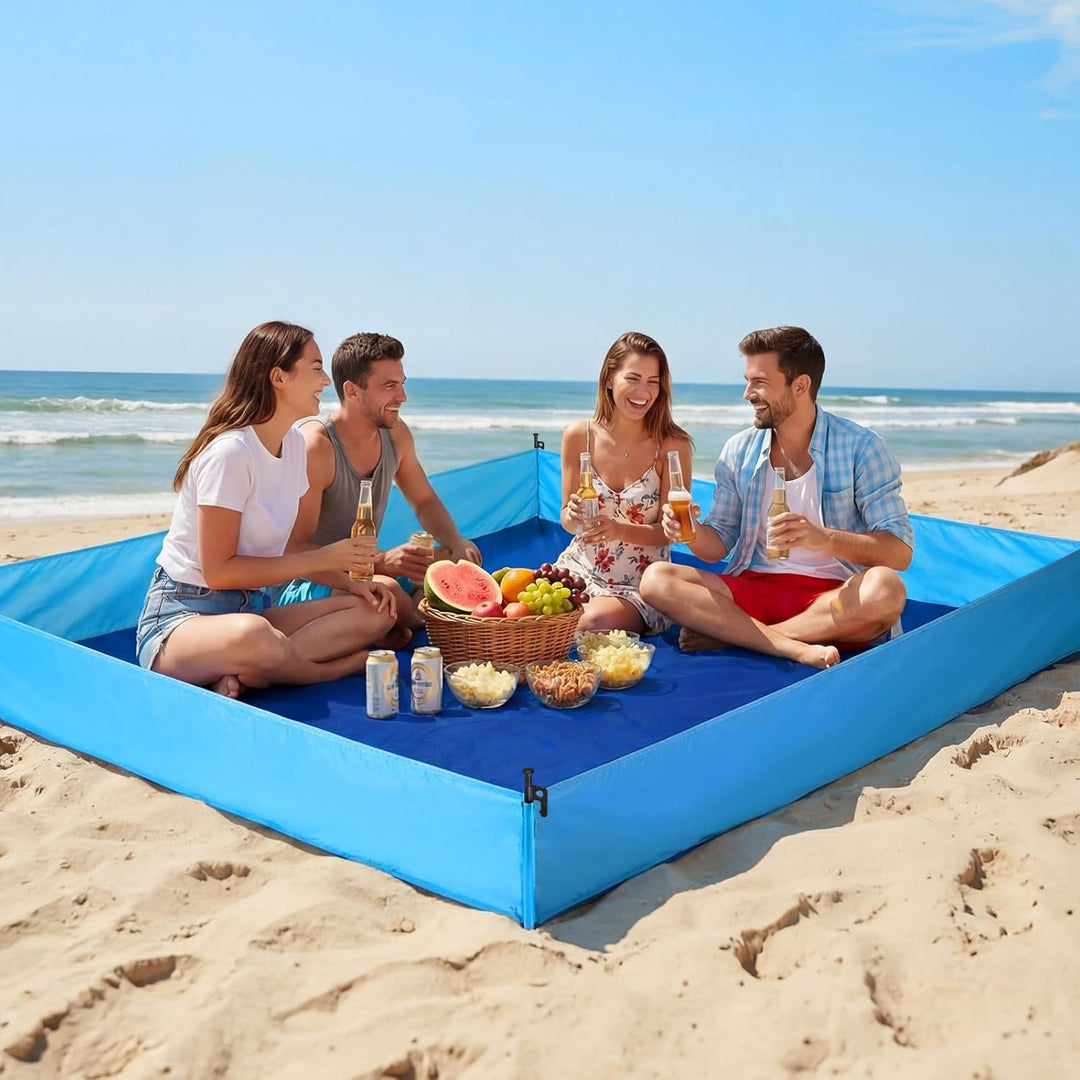 Versatile Sand-Free Beach Mat with Anchor System Kalsten
