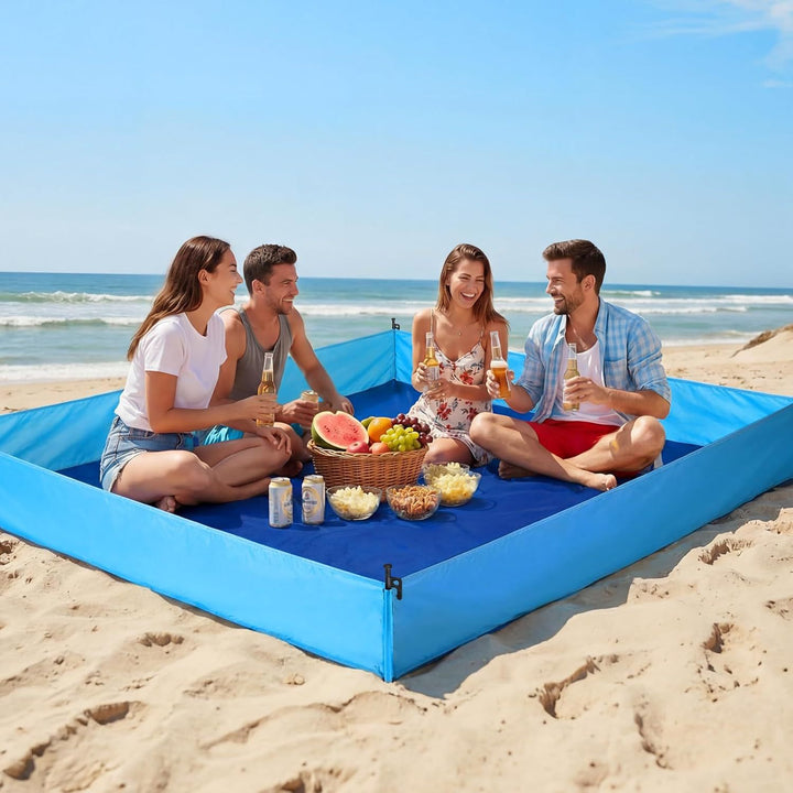 Versatile Sand-Free Beach Mat with Anchor System Kalsten