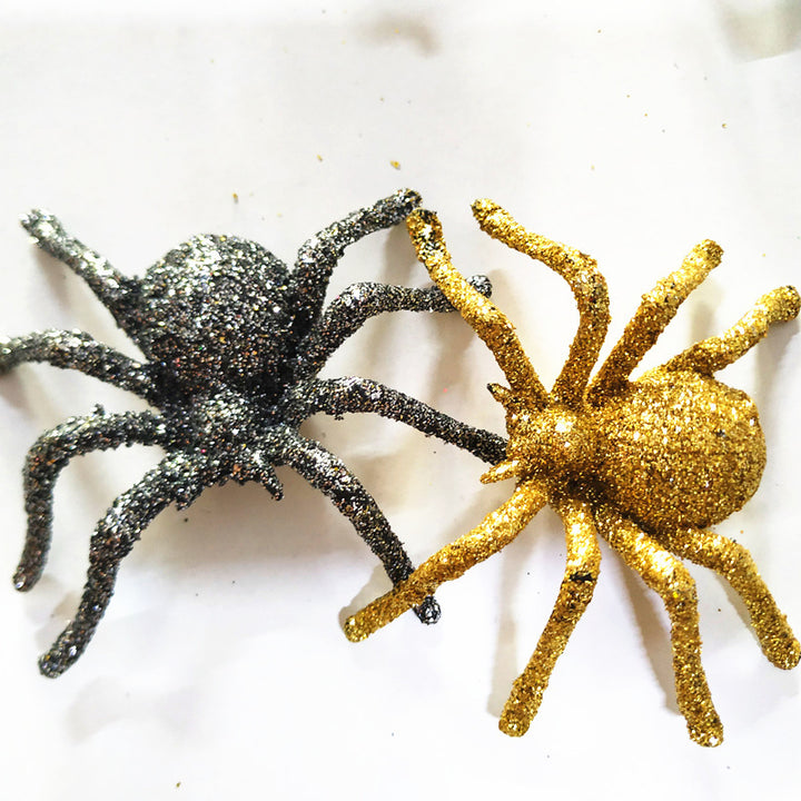 Sparkling Glitter Spider Decorations Kalsten