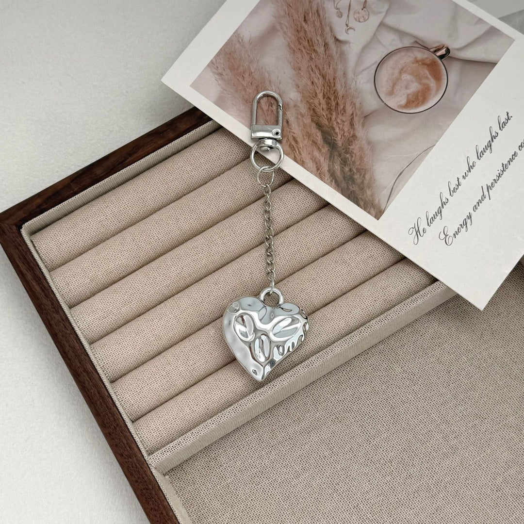 Heart-Shaped Metal Keychain Kalsten