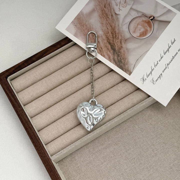 Heart-Shaped Metal Keychain Kalsten