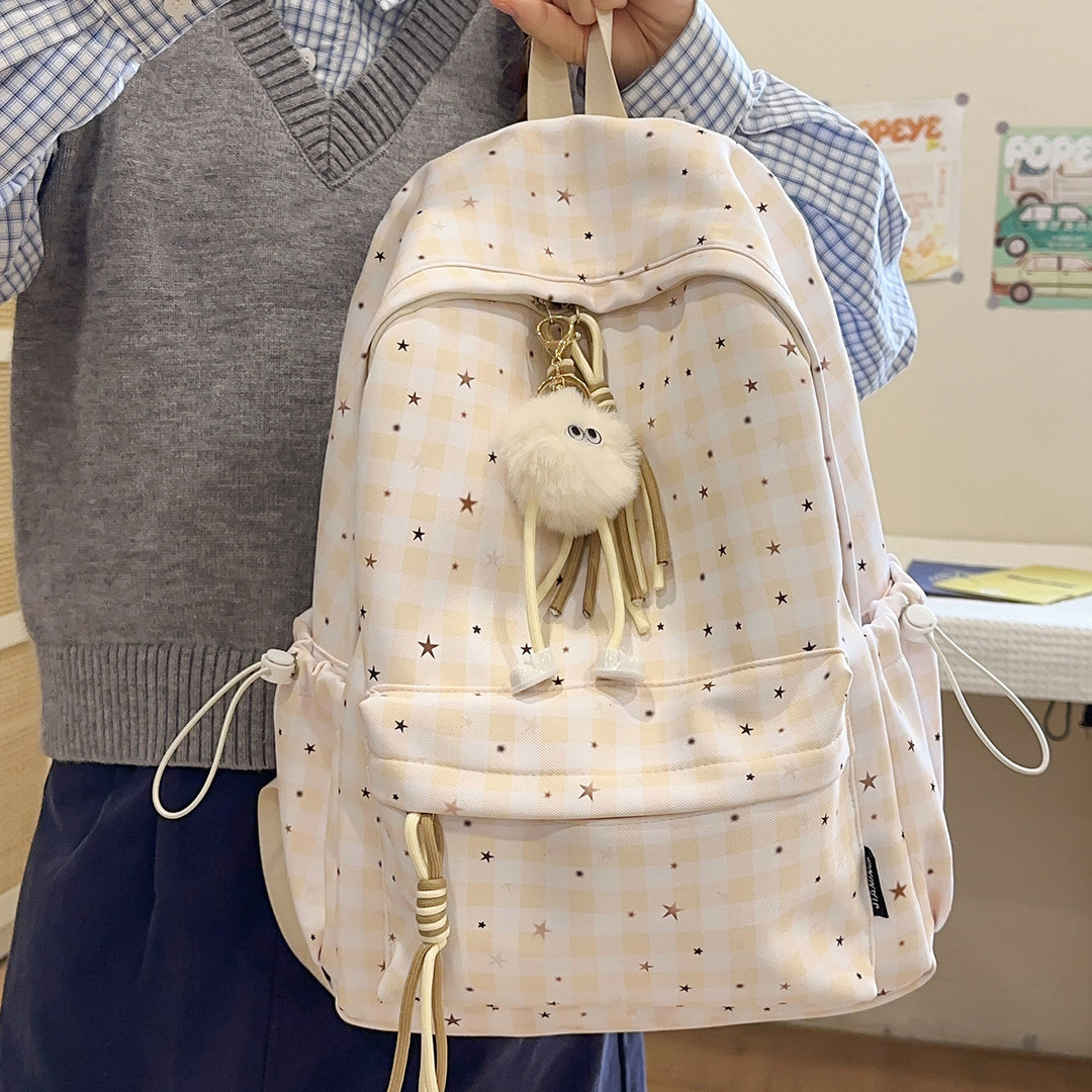 Cute Star-Embellished Daily Backpack Kalsten