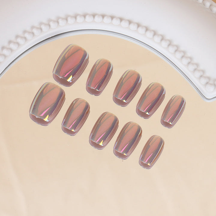 Natural Almond-Shaped Press-On Nails Kalsten